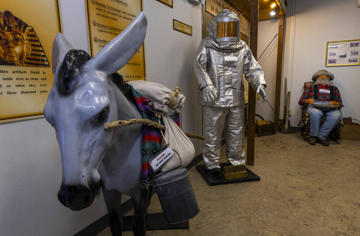 A display at The Mine Experience at the McCaw STEAM Academy campus on Saturday, Dec. 7, 2024, i ...