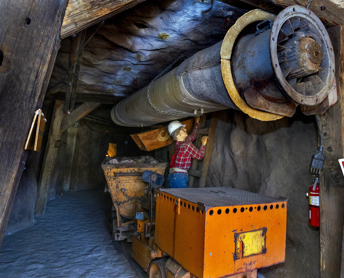 The Mine Experience features a display mine complete with education rooms at the McCaw STEAM Ac ...