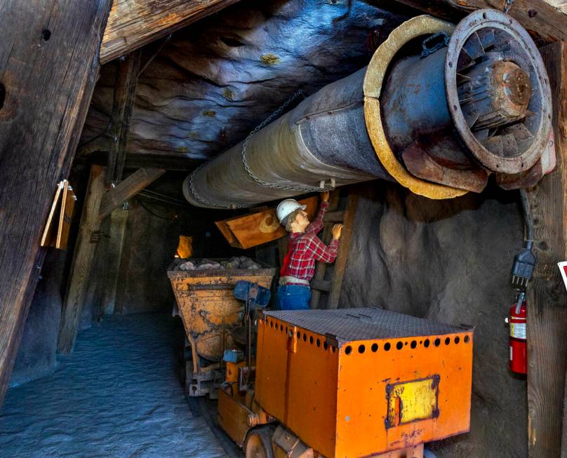 The Mine Experience features a display mine complete with education rooms at the McCaw STEAM Ac ...