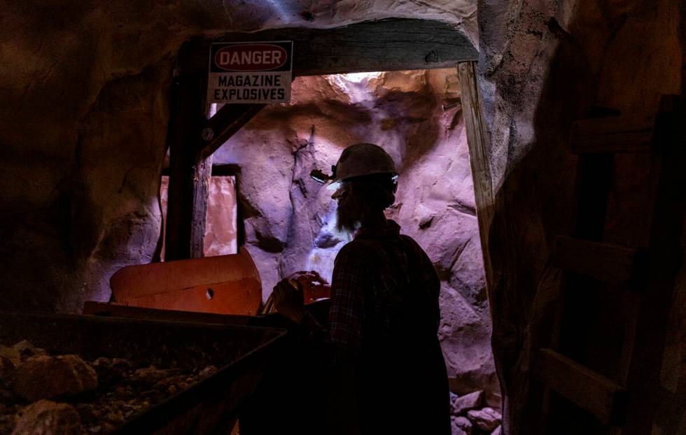 The Mine Experience features a display mine complete with education rooms at the McCaw STEAM Ac ...