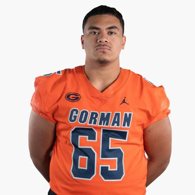 Bishop Gorman's SJ Alofaituli is a member of the Nevada Preps All-Southern Nevada football team.