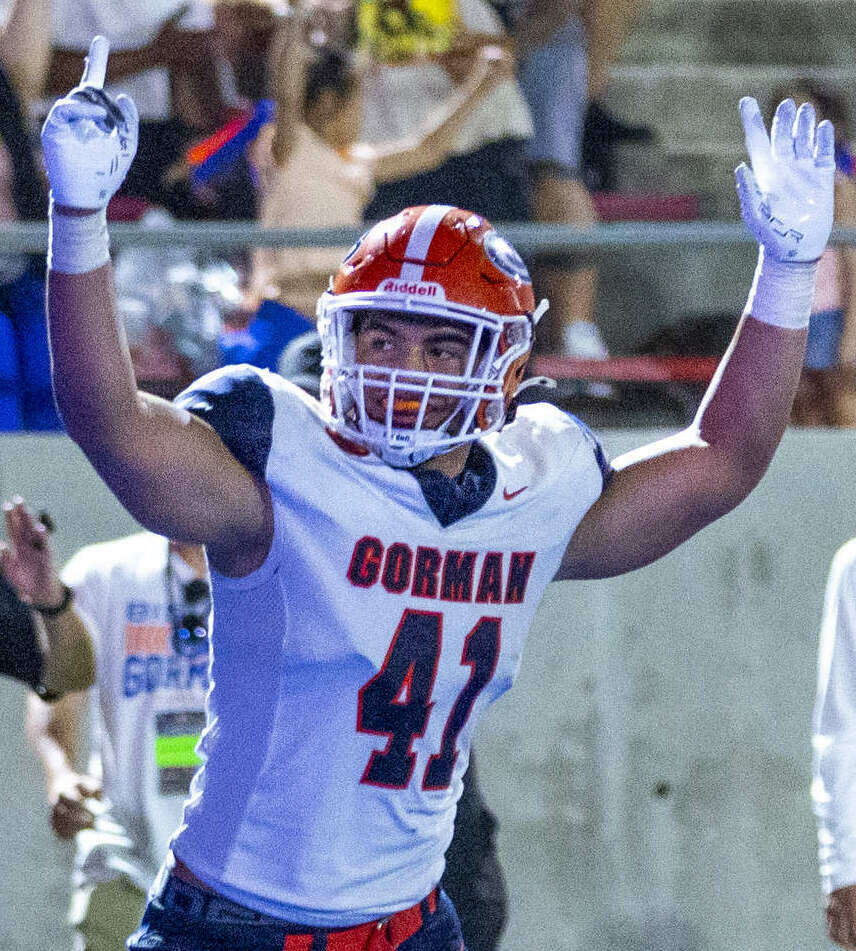 Bishop Gorman's James Carrington is a member of the Nevada Preps All-Southern Nevada football team.