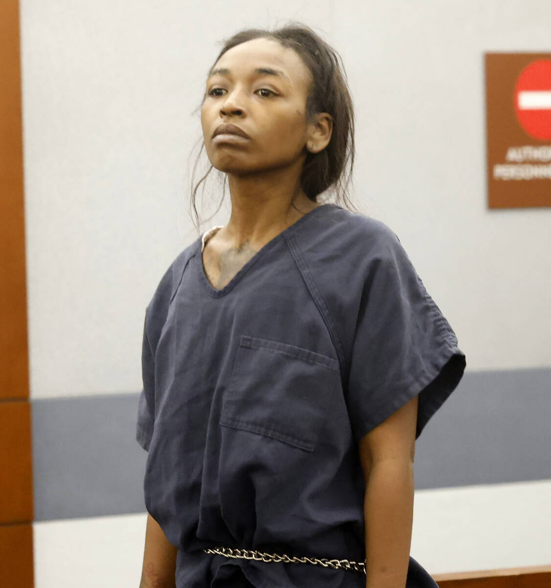 Markeisha Chanpale Foster, accused of involvement in the saga of Reba, the bulldog who died aft ...