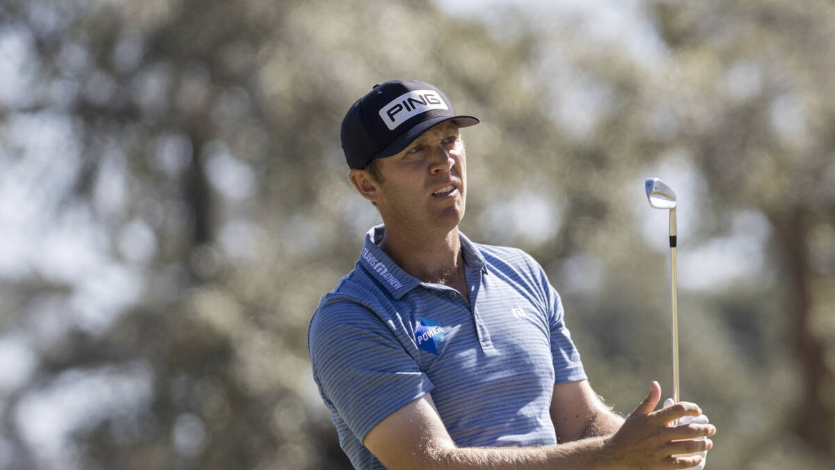 Seamus Power of Ireland watches his tee shot down the 10th fairway during the second round of t ...