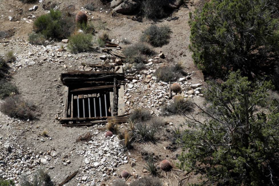 An abandoned mine shaft in Gold Butte National Monument, shown on Oct. 8, 2018, was recently cl ...