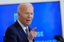 President Joe Biden speaks at the White House Conference on Women's Health Research from the Ea ...