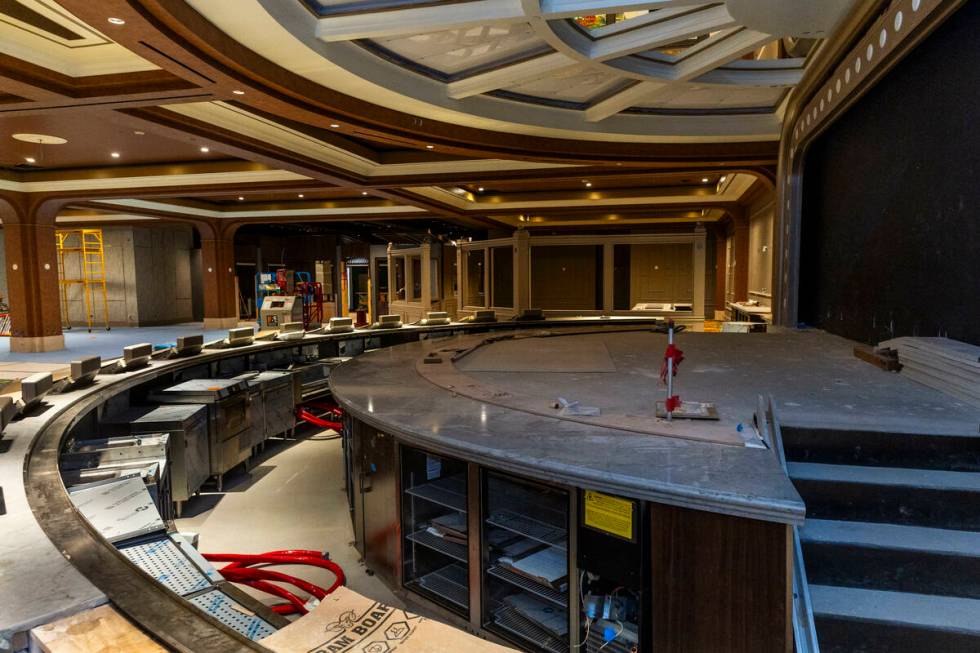 The new bar with stage bar in the ongoing El Cortez expansion on Friday, Dec. 13, 2024, in Las ...