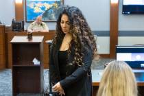 Kristina Kerlus, who was accused of murder in the death of her baby son last year, leaves the c ...