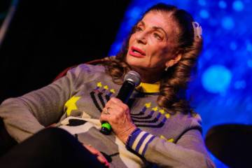 Las Vegas Mayor Shelley Berkley speaks during a question and answer panel at an event hosted by ...