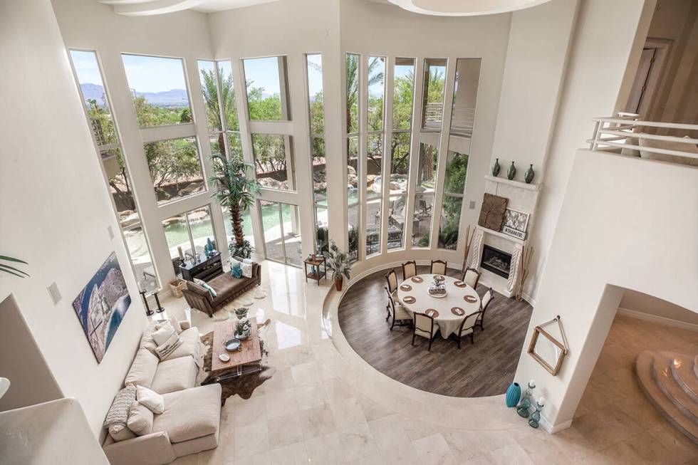 Another view of the Summerlin residence which Maxx Crosby recently purchased. (Luxury Estates I ...