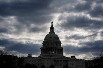 FILE - The Capitol in Washington, is framed by early morning clouds, March 19, 2024. Congress h ...