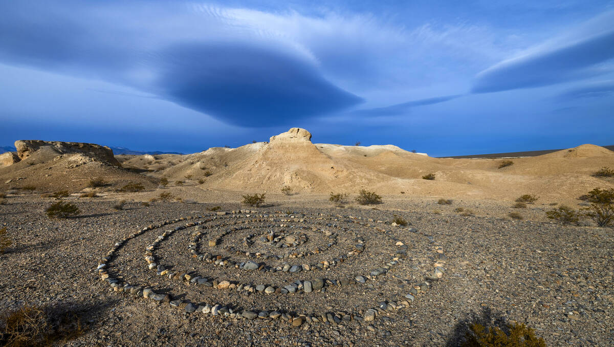 A mandala within the Tule Springs Fossil Beds National Monument is one of the locations for pos ...