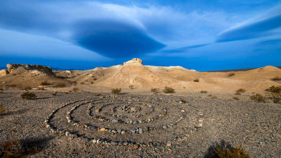 A mandala within the Tule Springs Fossil Beds National Monument is one of the locations for pos ...