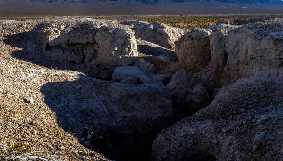 Tule Springs Fossil Beds National Monument is one of the locations for possible reduction in si ...