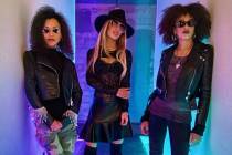 From left, The Band 3 is shown in a promotional photo: Rhonda Smith and Cindy Blackman Santan. ...