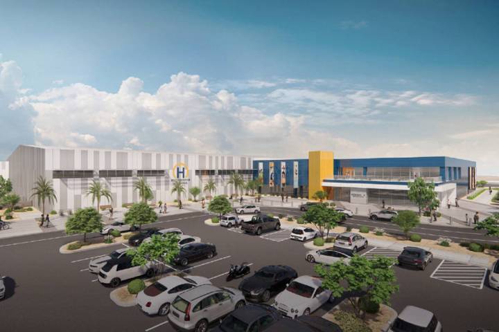 A rendering of the indoor sports and entertainment complex planned for west Henderson. (City of ...