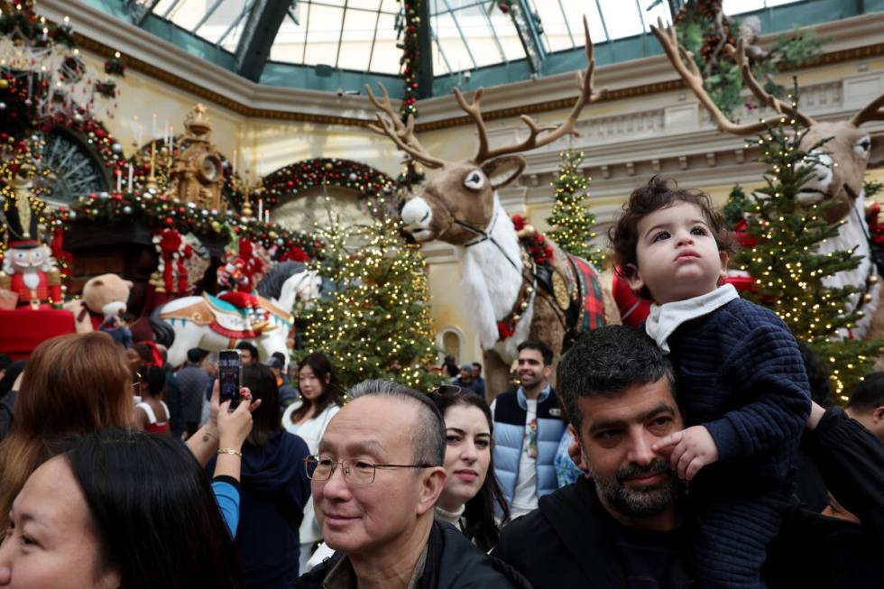 Andrew Nowaihed, 1, his mother Sara and father Makram of United Arab Emerates take in ‘T ...