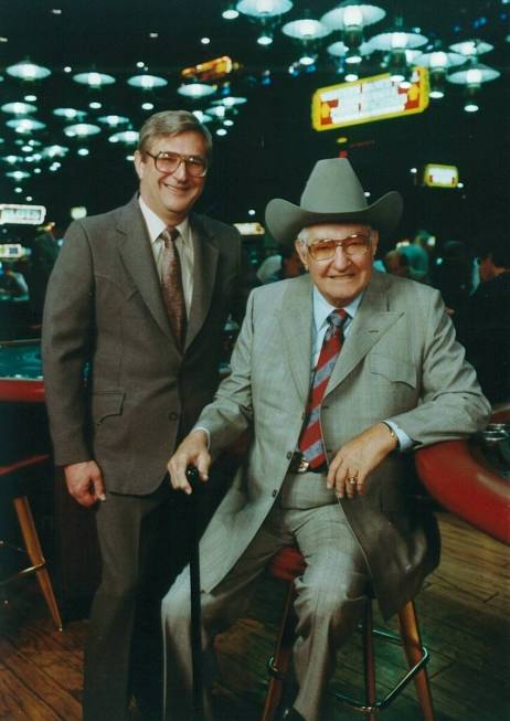 Sam and Bill Boyd pose for a photo. (Courtesy of Boyd Gaming)