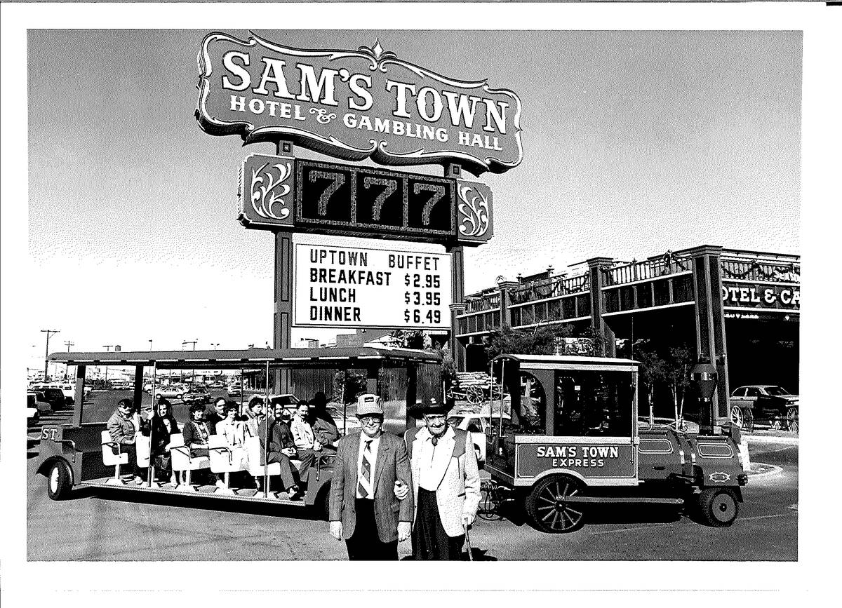 The exterior of Sam's Town is shown in an undated photo. (Courtesy)