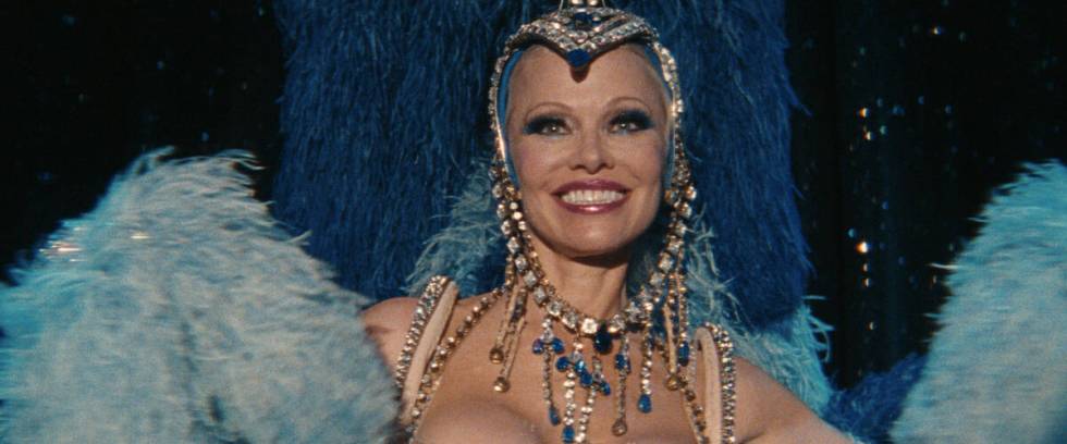 Pamela Anderson in "The Last Showgirl." (Roadside Attractions)