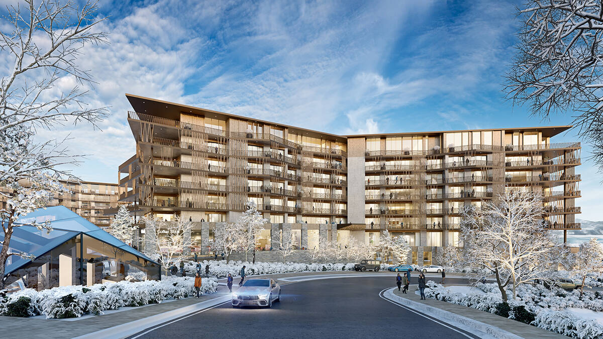 This artist's rendering shows what the Tower One at Cormont at Deer Valley East Village, a Utah ...