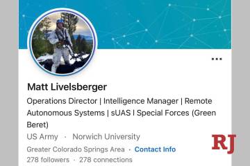 A screenshot shows the LinkedIn page of Matt Livelsberger. (LinkedIn)