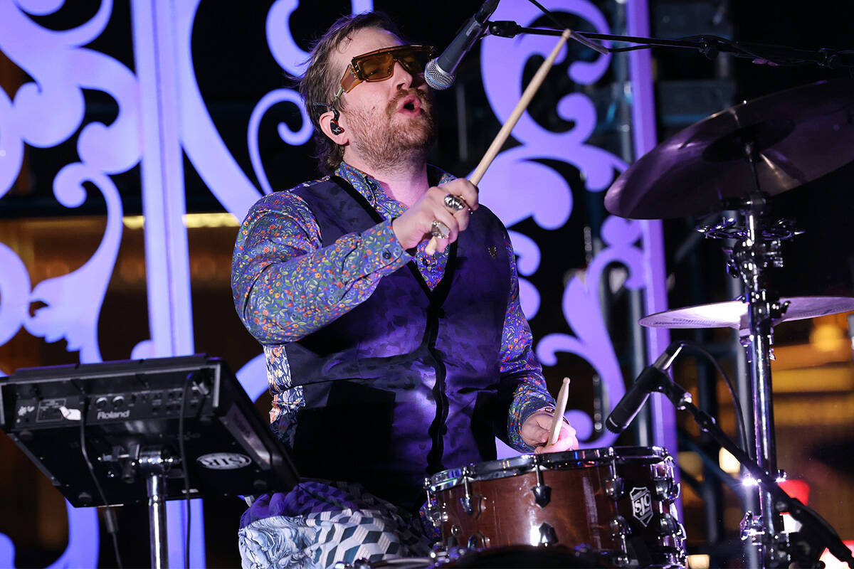 Daniel Platzman of Imagine Dragons performs during Imagine Dragons' eighth annual Tyler Robinso ...