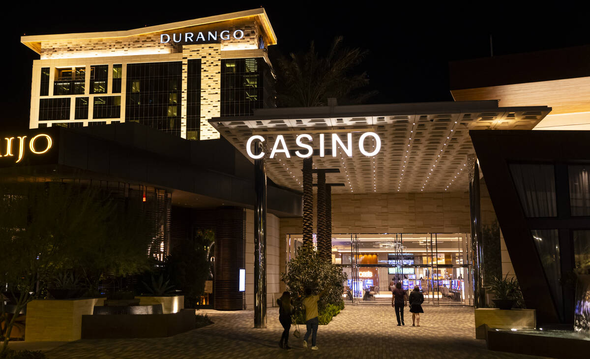 An exterior view of the Durango on Monday, Dec. 2, 2024, in Las Vegas. (Chase Stevens/Las Vegas ...