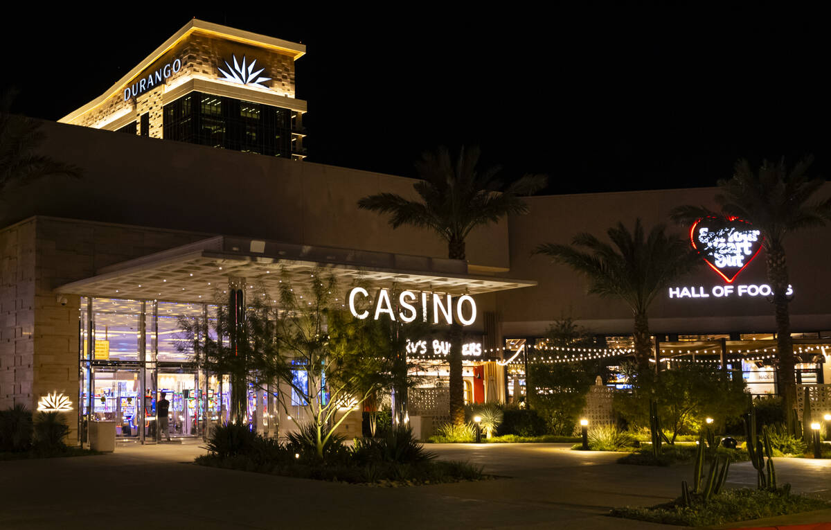 An exterior view of the Durango on Monday, Dec. 2, 2024, in Las Vegas. (Chase Stevens/Las Vegas ...