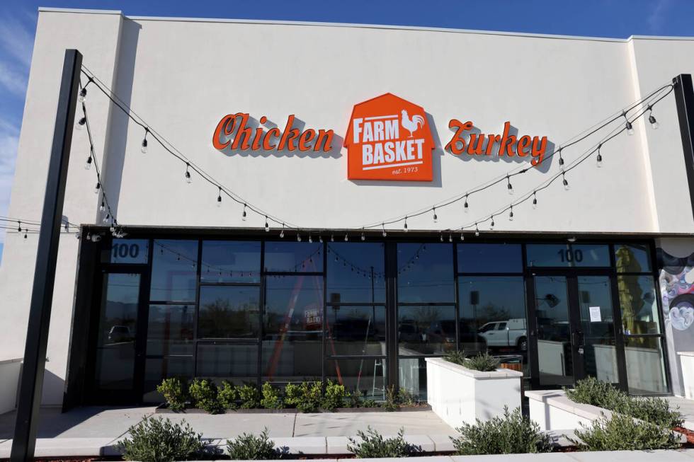 A Farm Basket restaurant is shown while it was under construction at 9435 S. Rainbow Blvd. near ...