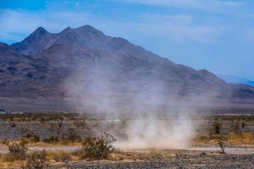 Winds could gust to 60 mph range in the Summerlin area on Tuesday, Jan, 7, 2025, according to t ...