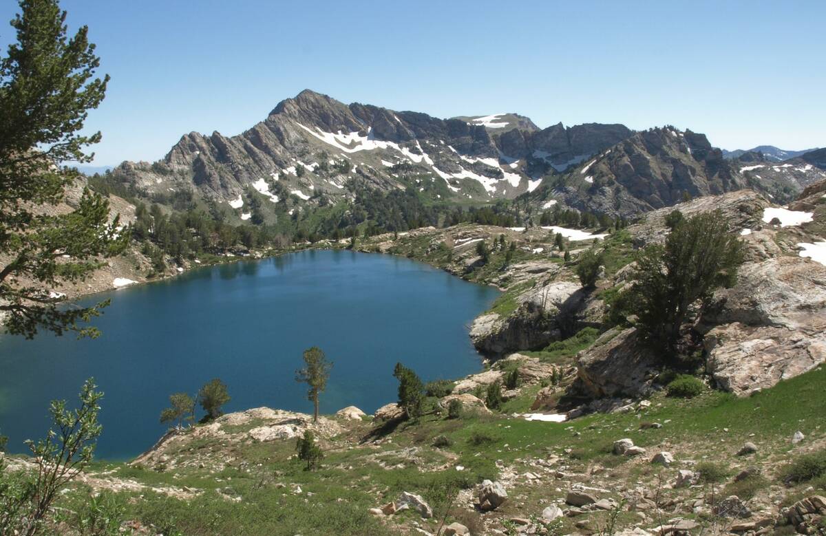 Liberty Lake is seen along the Ruby Crest Trail in the Ruby Mountains on Aug. 9, 2011. (James M ...