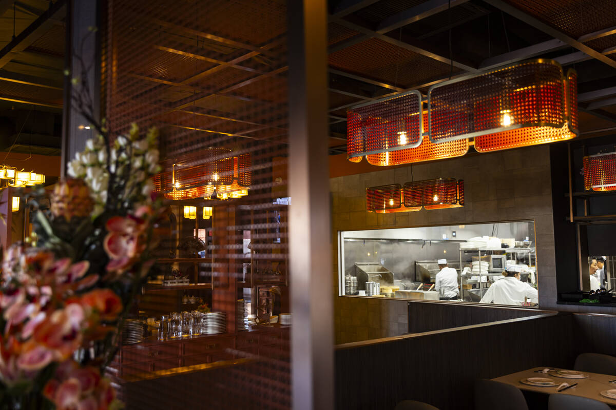 A view of the kitchen is seen from the dining room at China Mama's location off Jones Boulevard ...