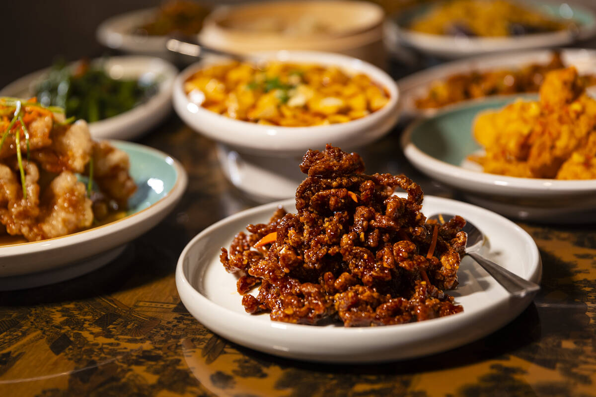 Crispy beef is pictured at China Mama's location off Jones Boulevard near Spring Mountain Road ...