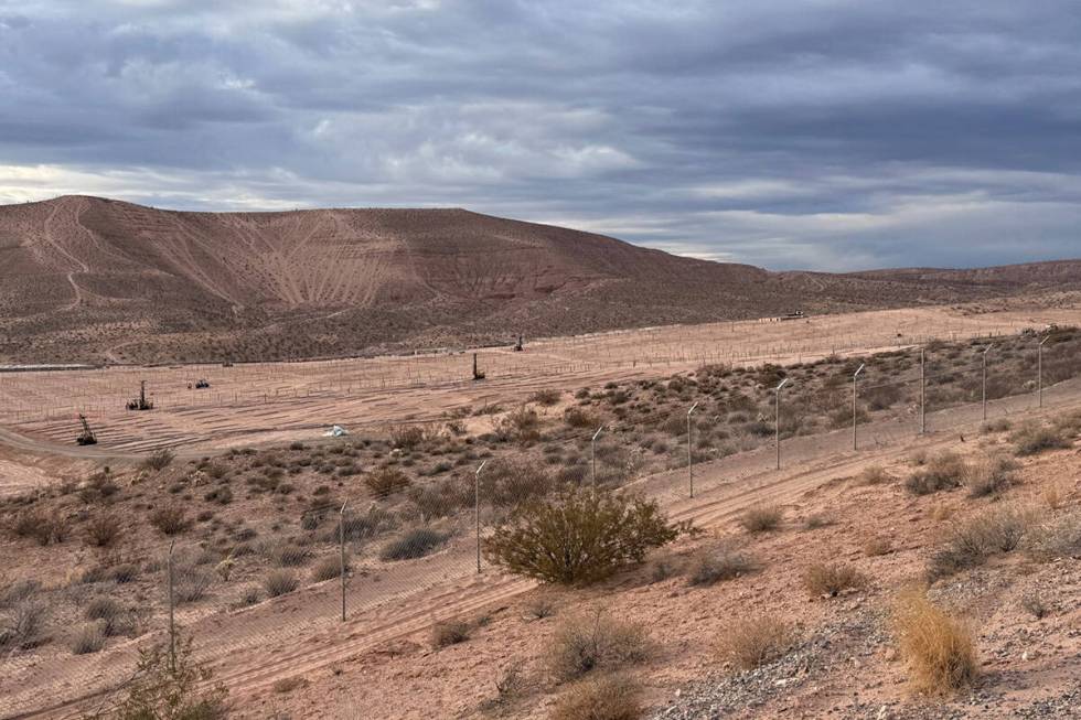 The site of the new Escape Solar project in Lincoln County. (Courtesy Bechtel)