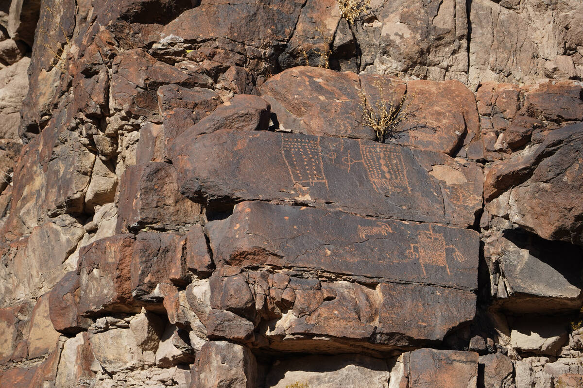 Along Black Canyon Trail at Pahranagat National Wildlife Refuge, a few stops provide the public ...