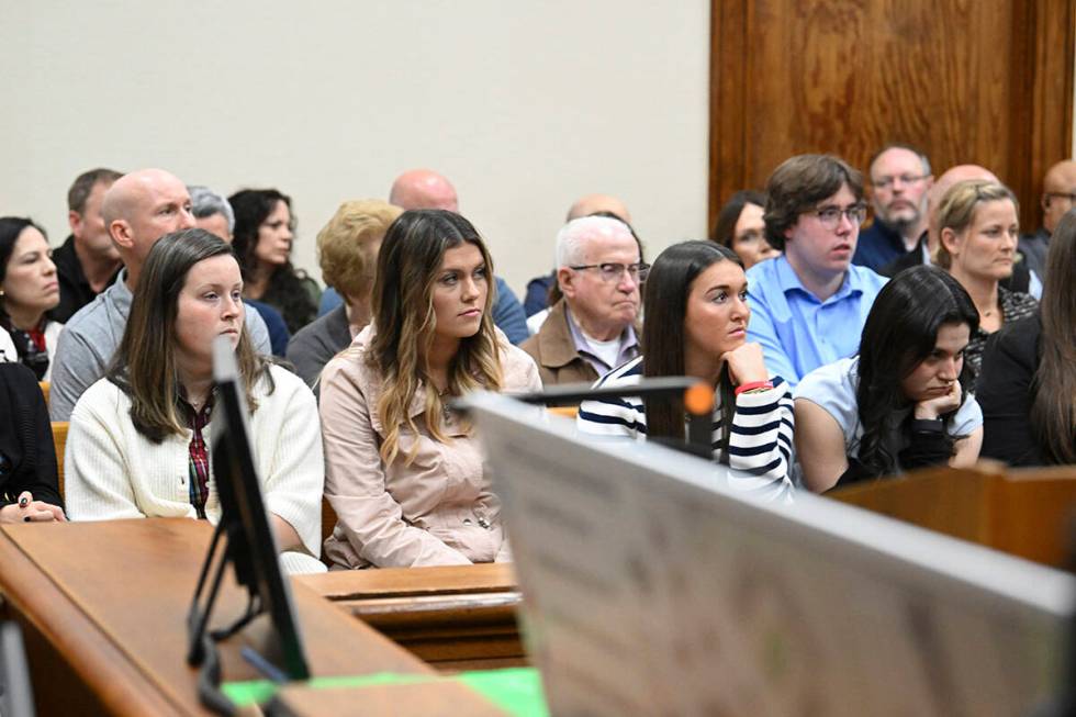 Family members and friends of Laken Riley listen to closing arguments before Superior Court&#xa ...