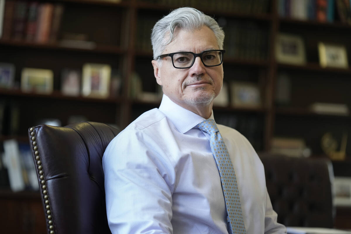 FILE - Judge Juan M. Merchan sits for a portrait in his chambers in New York, March 14, 2024. ( ...