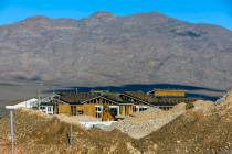 Homes within the new Citrine development continue to be built around Skye Canyon on Tuesday, Ja ...