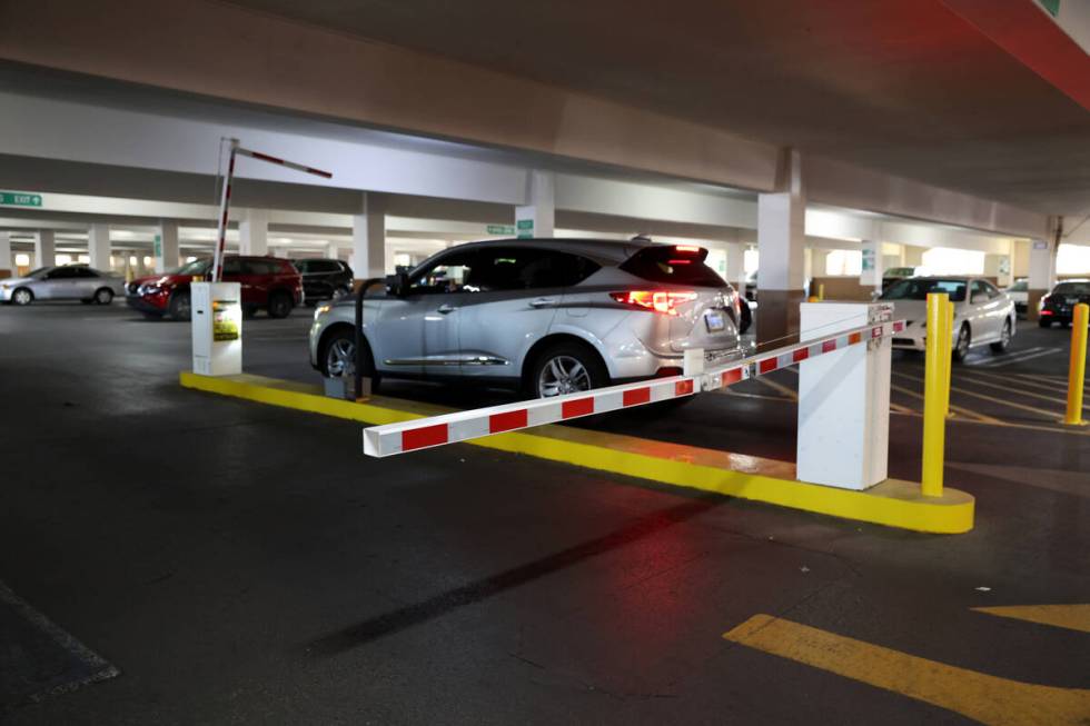 The VIP parking area of the Paseo Verde parking garage at Green Valley Resort Spa & Casino ...