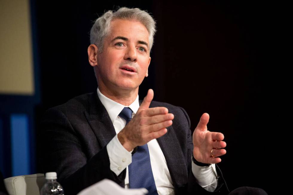 FILE - Bill Ackman, CEO of Pershing Square Capital Management LP, speaks during the New York Ti ...