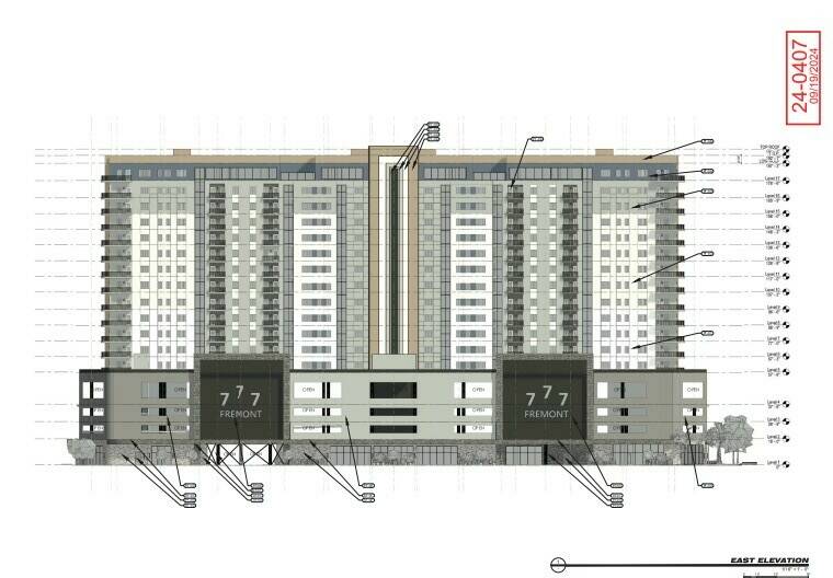 Construction plans for Triple 7 Fremont, located on the southwest corner of Fremont and 8th Str ...