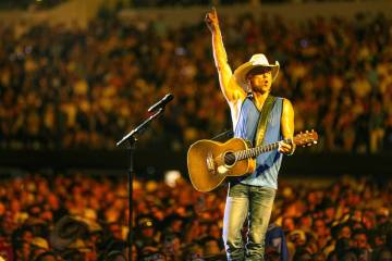 Country superstar Kenny Chesney has booked 12 dates this spring and summer at Sphere. (Jill Tru ...