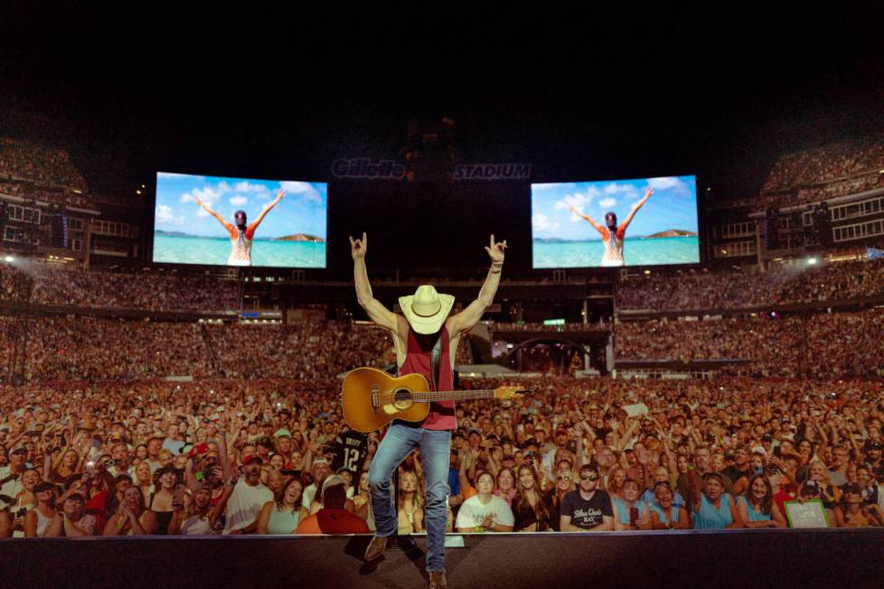 Country superstar Kenny Chesney has booked 12 dates this spring and summer at Sphere. (Jill Tru ...