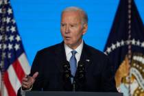 President Joe Biden speaks at the U.S. Conference of Mayors, Friday, Jan. 17, 2025, in Washingt ...