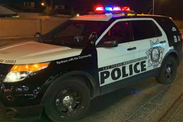 Metropolitan Police Department vehicle. (Las Vegas Review-Journal File)