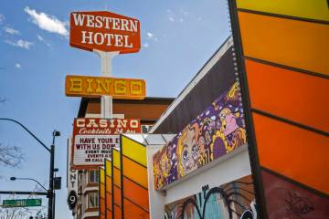 The former Western Hotel at 899 E. Fremont St. in downtown Las Vegas owned by Tony Hsieh photog ...