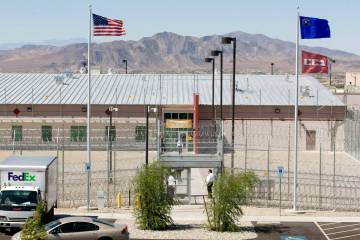 An exterior view of the new Nevada Southern Detention Center, located at 2250 E. Mesquite Ave i ...