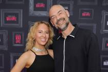 Victoria Goodwin, left, and husband Aaron Goodwin of "Ghost Adventures" attend the pr ...